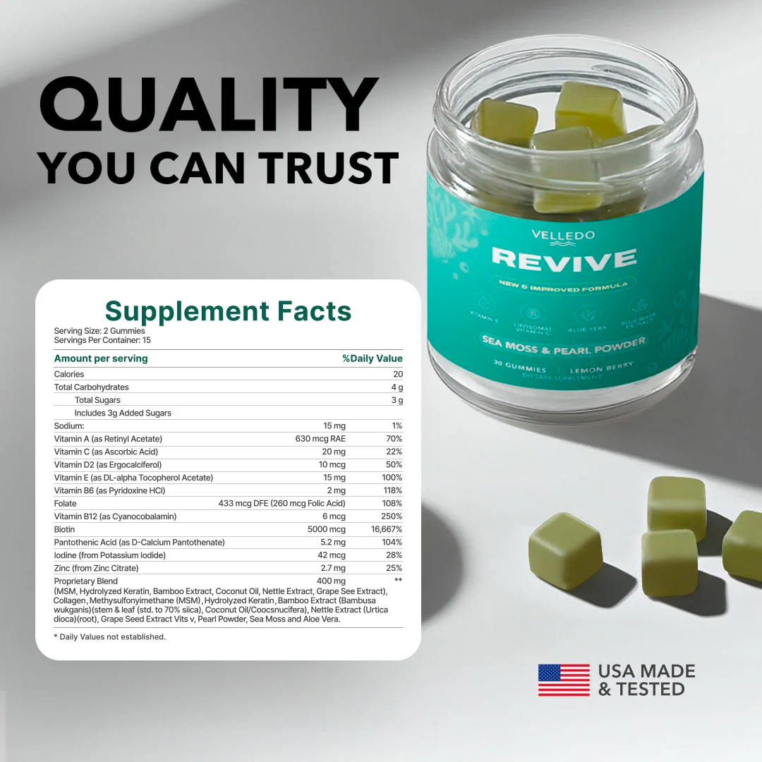 Velledo™ Hair Revive Gummies
